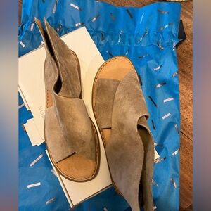 Born size 9 khaki skiffs/sandals from Nordstrom’s